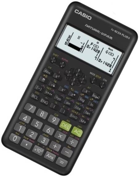 Casio FX82ZA Plus II Scientific Calculator Black