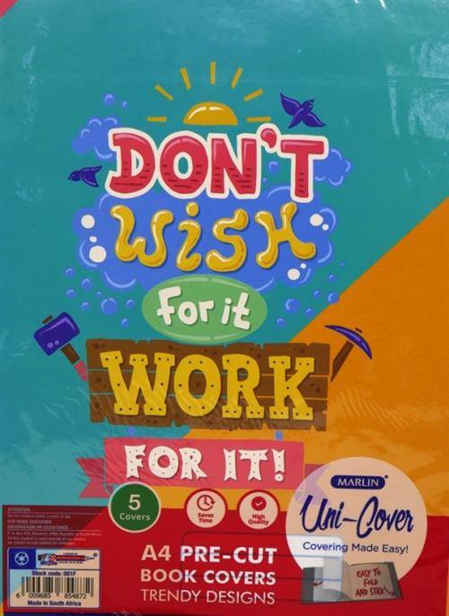 Marlin Kids Precut A4 Don't Wish For It Work For