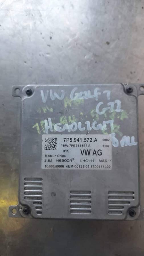 VW Golf 7 GTI Headlight Ballast 7P5941572A