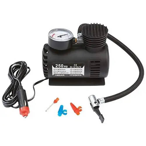 Portable Electric Car Tyre Air Compressor 12V 250 PSI