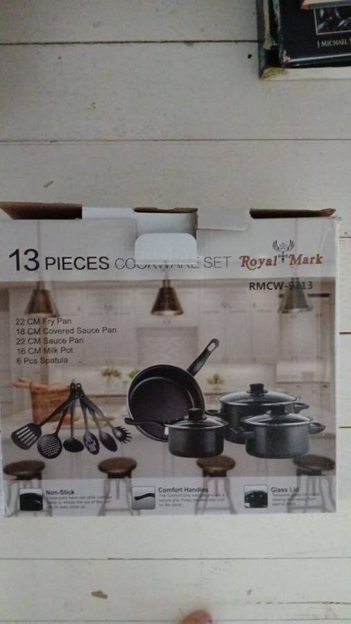 13 PIECES COOKWARE SET