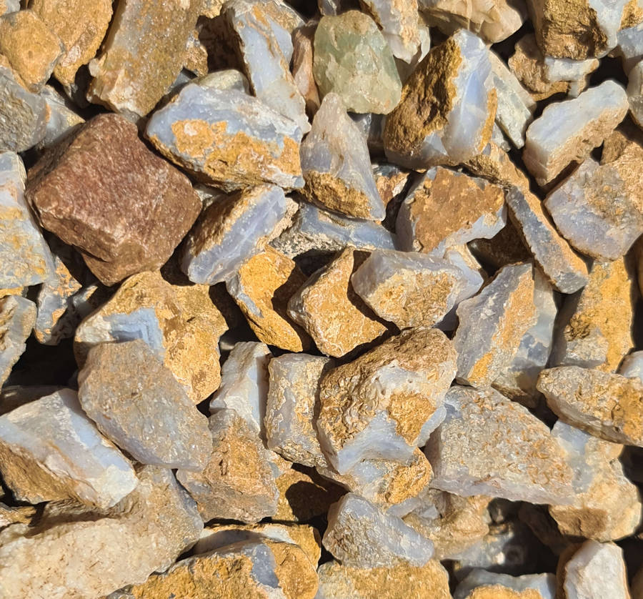 Rough Blue Lace Agate, 1-3cm