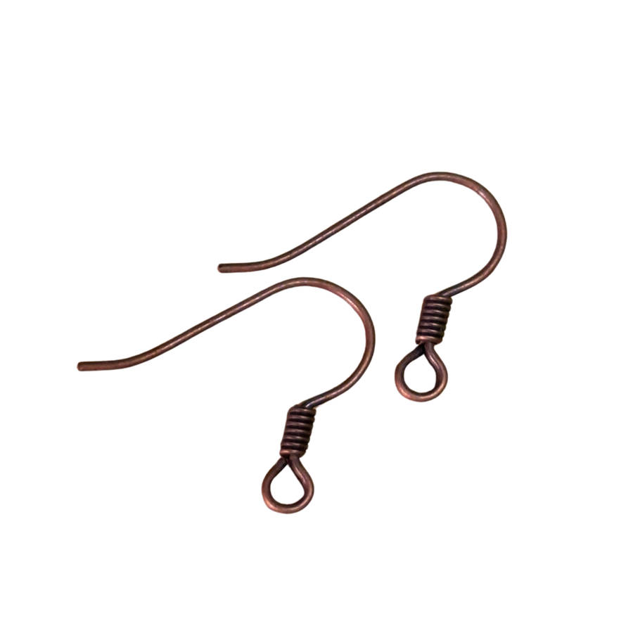 10 x Copper colored Shepherd hooks pair 15mm