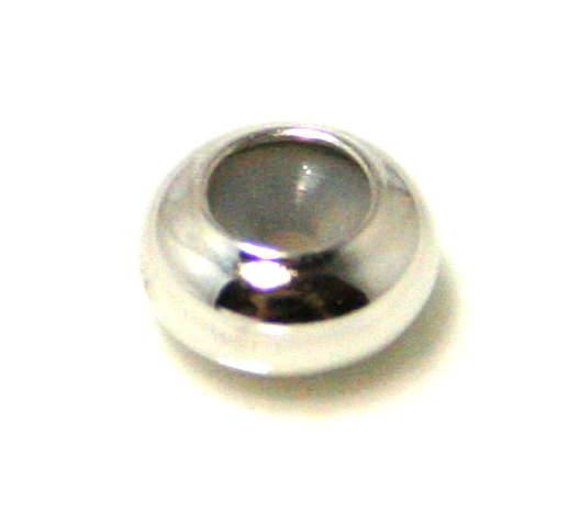 Slider clasp w 1mm hole, stainless steel, 4x8mm