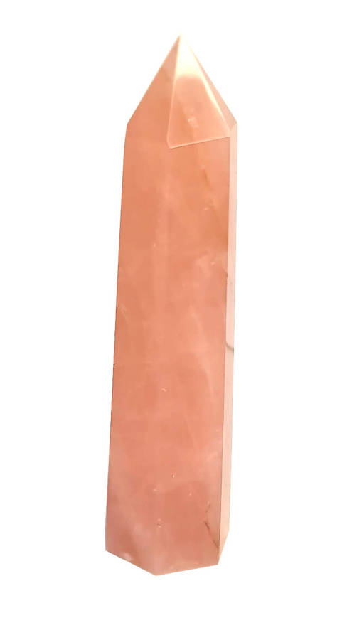Rose Quartz point, 7-10cm high