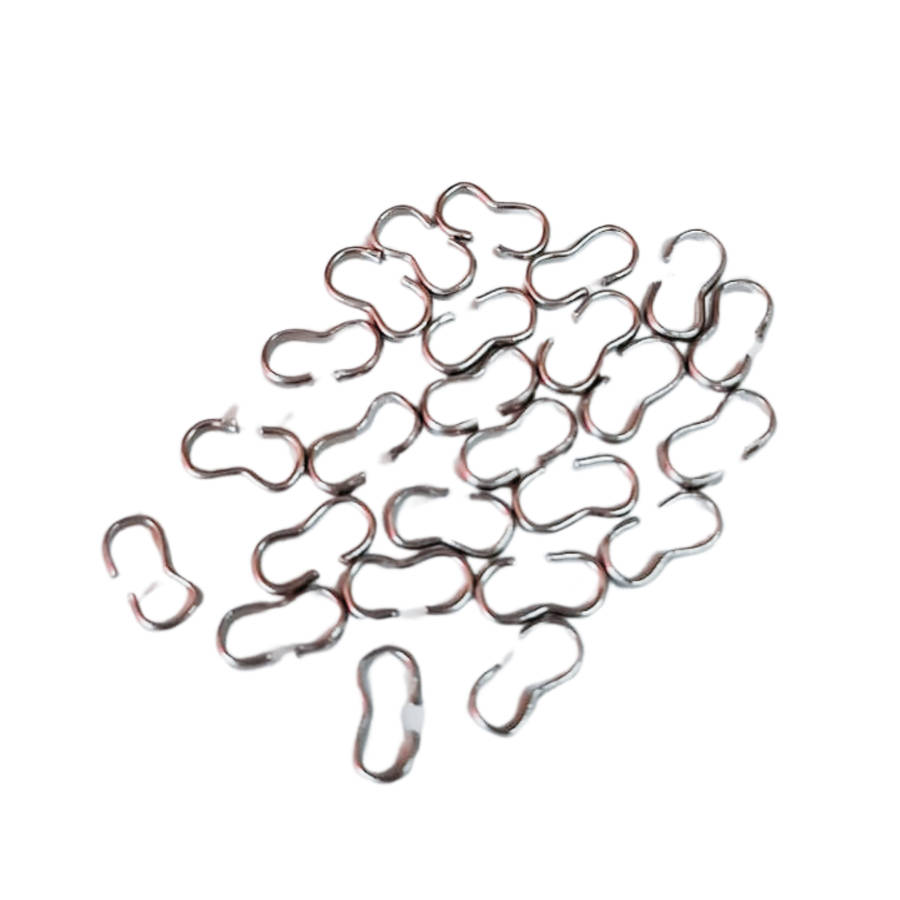 Double thread crimp, size 4.5 x 7.5mm, Stainless steel