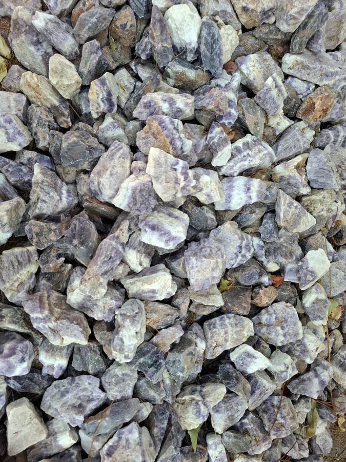 Rough Zebra Amethyst, Zambia, 0.1- 0.3kg