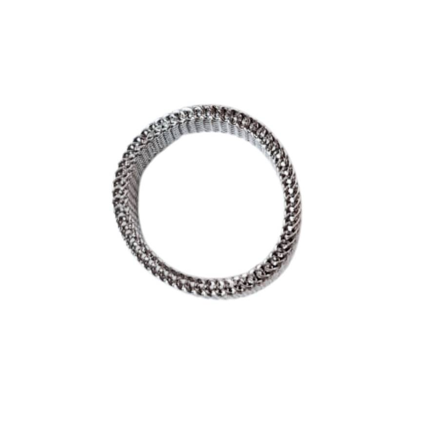 6mm Mesh stainless steel ring, 17mm