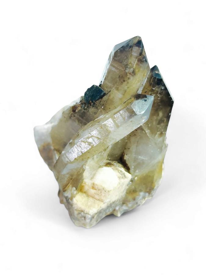 Quartz, Aegerine and feldspar cluster, Zomba, Malawi, 4 - 6cm