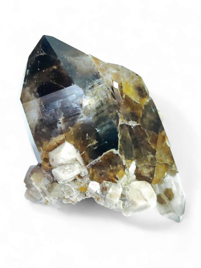 Quartz, Aegerine and feldspar cluster, Zomba, Malawi, 4 - 6cm
