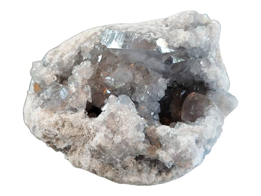 Celestite Geode, Madagascar, 12 x 5.5 x 9cm