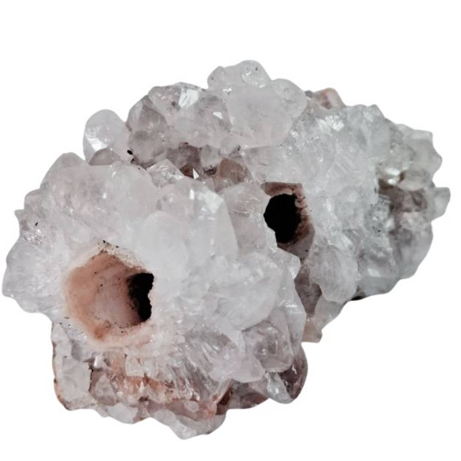 Goethite included drusy quartz cluster, Mozambique, 10.7 x 5.5 x 7cm