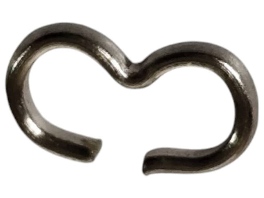 20 pcs 12 mm double wire spacer, silver color