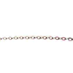 Stainless steel chain, 2mm Flat O-link chain, 1 meter