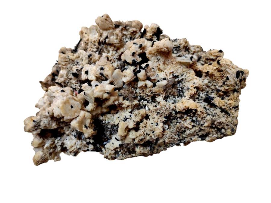Aegerine with smoky quartz with feldspar cluster, Zomba in Malawi, 24 x 15.5 x 14cm, 4.1kg