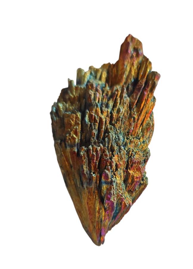 Electroplated tourmaline specimen, 3-4cm in height, 3-7cm length