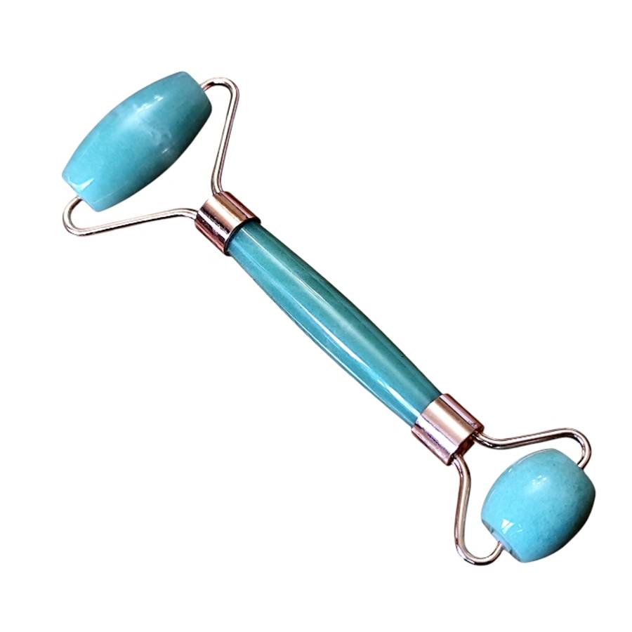 Green Aventurine derma roller, 14.5cm