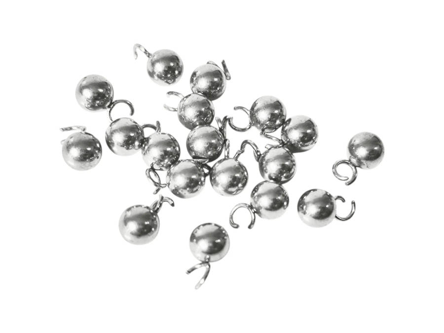 Stainless Steel Ball Charm 5mm, 18 pcs