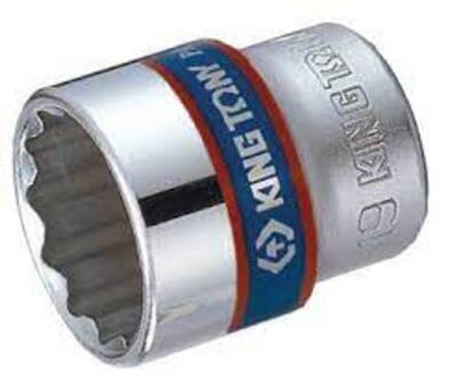 KING TONY 3/8" Drive 15/32" Standard 12-Point Socket | 333015S