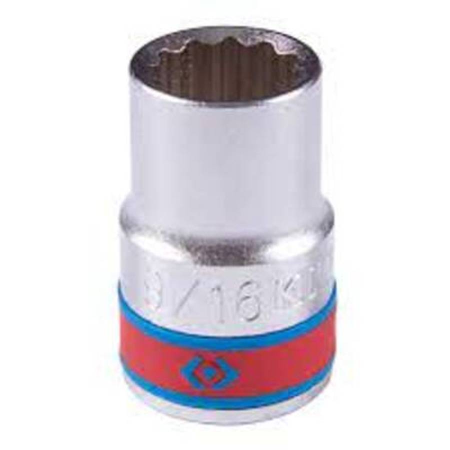 KING TONY SOCKET STANDARD 1/2 X 9/16 12P | 433018S