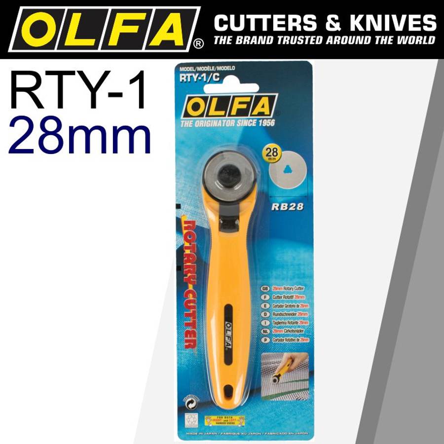 OLFA CUTTER MODEL RTY-C1 ROTARY 28MMCTR RTY1C