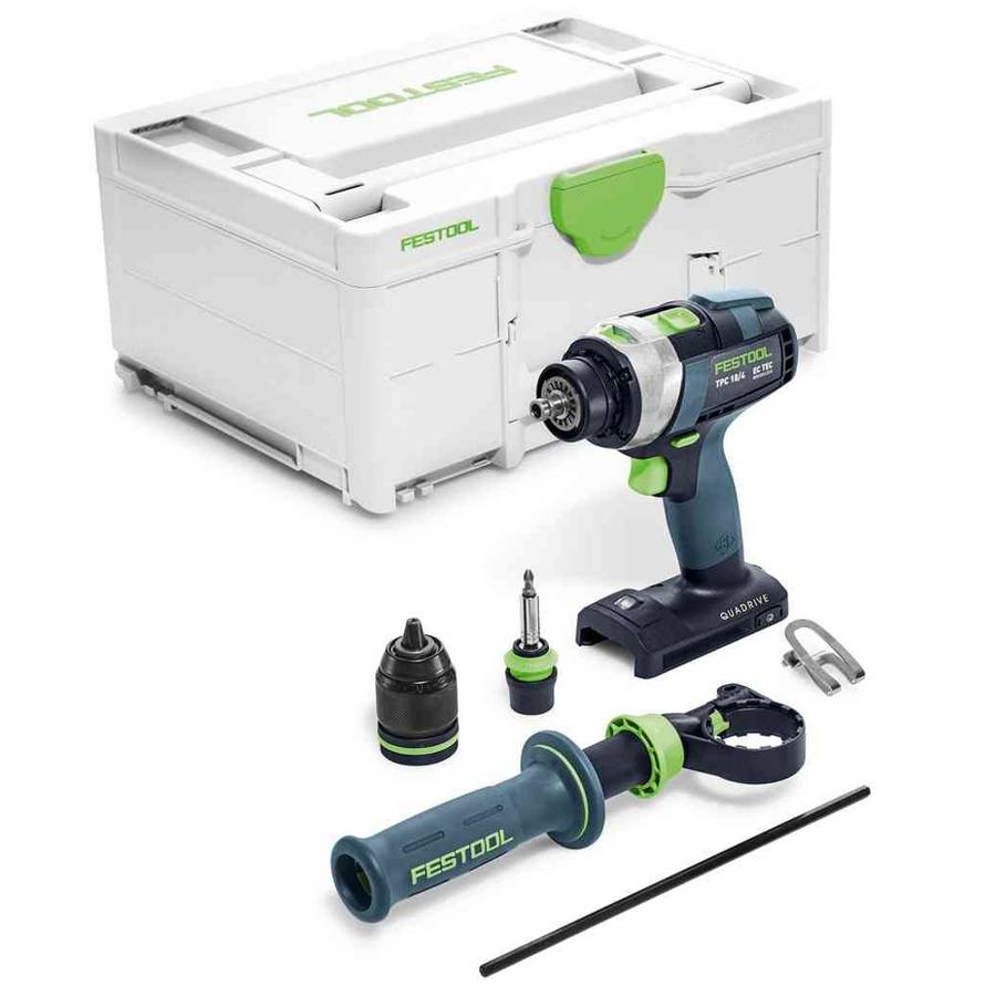 FESTOOL CORDLESS PRECUSSION DRILL TPC 18/4-BASIC - FES575604