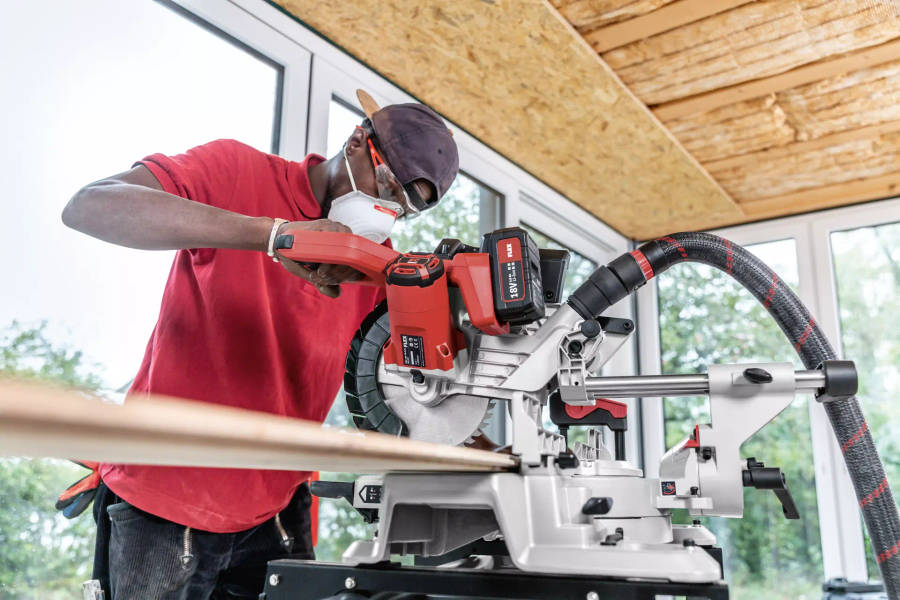 FLEX SMS 190 18.0-EC Cordless Compound Mitre Saw