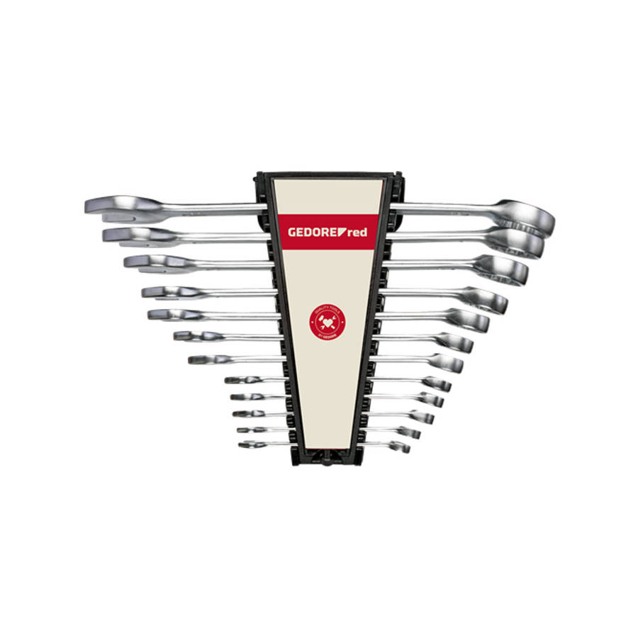 GEDORE RED - Combination spanner set size10-32mm 12pcs3300990
