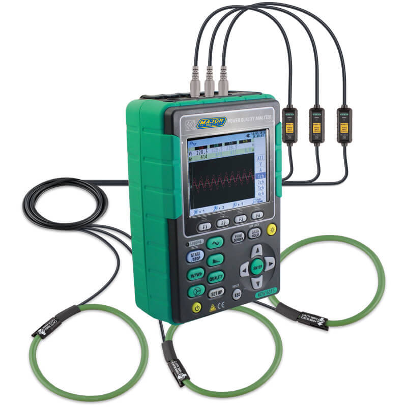MAJOR-TECH - Power Quality Analyser Set, CAT IV 300VK6315-03