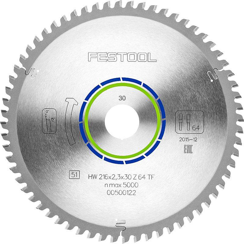 FESTOOL SPECIAL SAW BLADE 216X2,3X30 TF64     FES500122