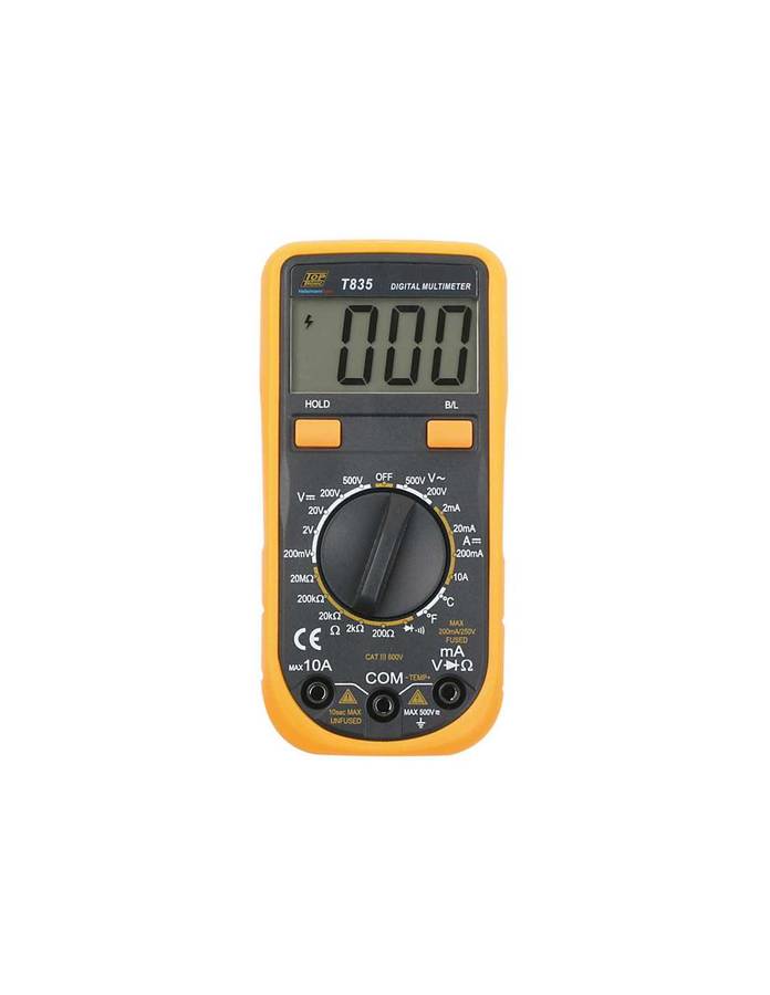 HellermannTyton Multimeter Digital 600V AC/DC Temperature DIYT835