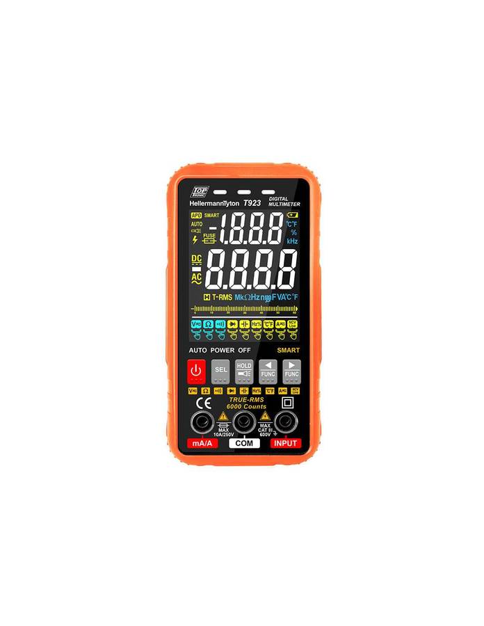 HellermannTyton Multimeter LCD 600V 6000 CountT923