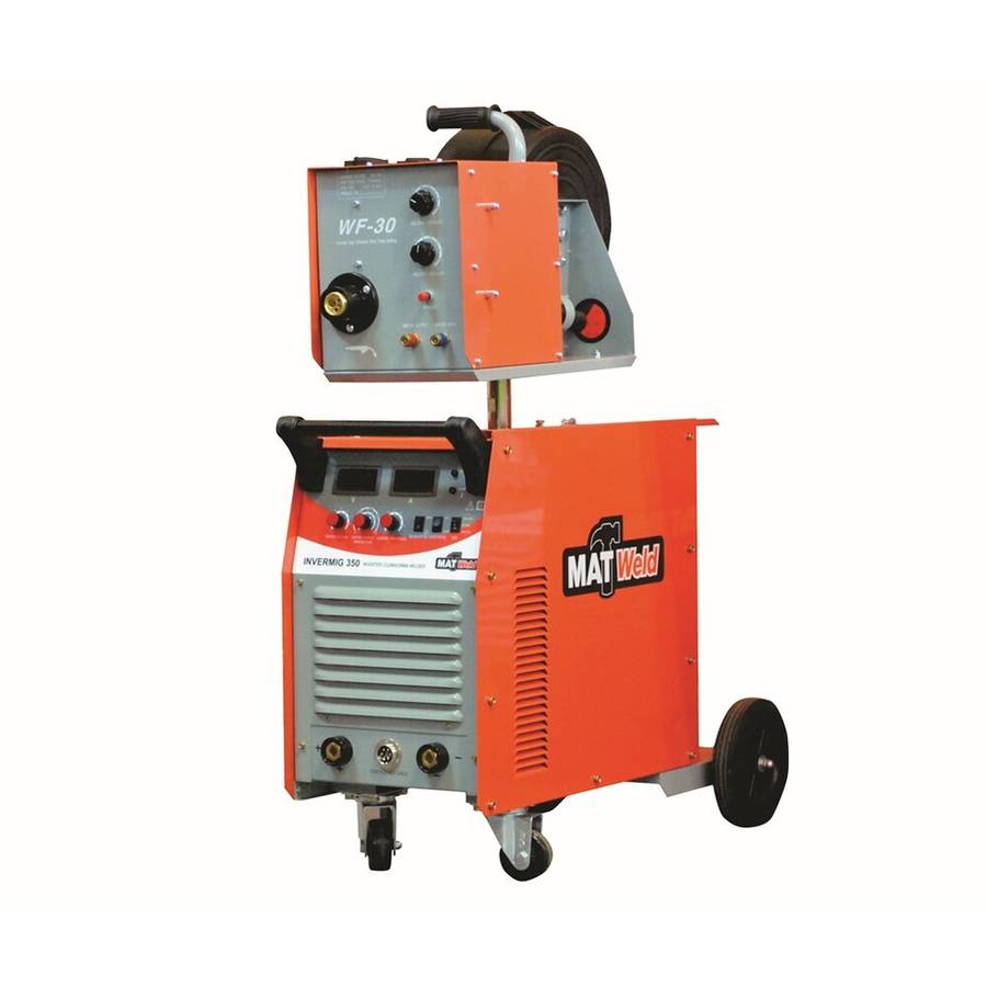MATWELD WELDER INVERMIG 350A S/FEED 380  MAT9076