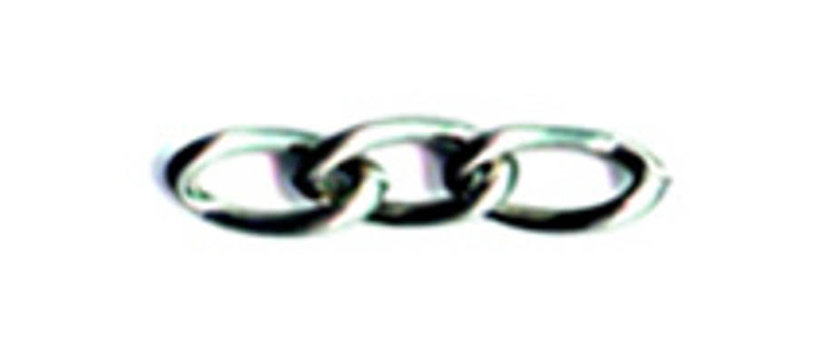 KRAFFT TWIST LINK CHAIN N/P 1.6MM X 30M - CH-OVAL1