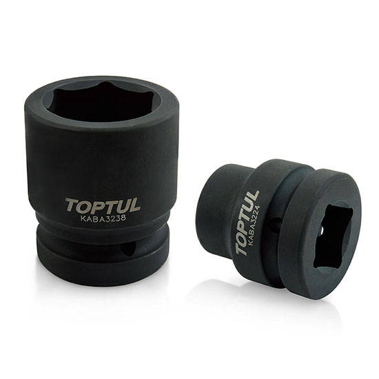TOPTUL - 1 X 35mm 6 PT FLANK IMPACT SOCKET        KABA3235