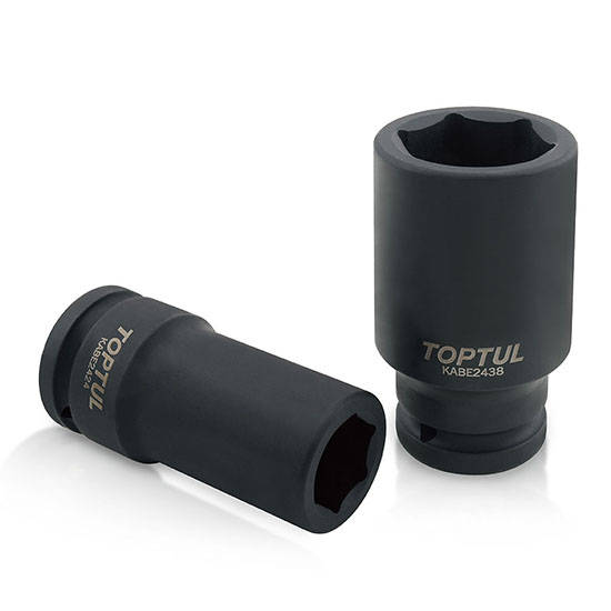 TOPTUL - 3/4 X 46MM 6PT FLANK DEEP IMPACT SOCKET        KABE2446