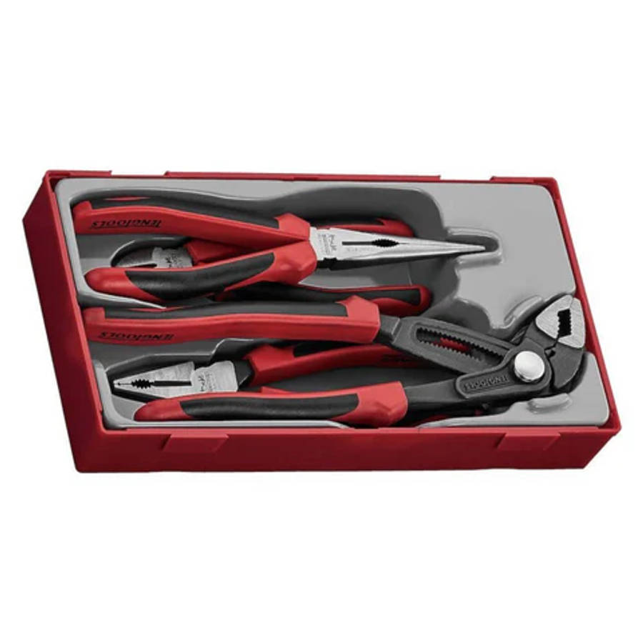 TENG TOOLS - 4PC Plier Set with TPR grip (Quick set water pump pliers) - TT440-TQ