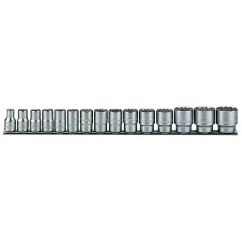 TENG TOOLS - 15PC 1/2inch Drive Socket Set - M1215MM