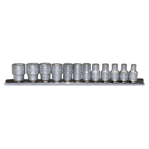 TENG TOOLS - 12PC 1/4inch Drive Socket Set - Rail - M1412