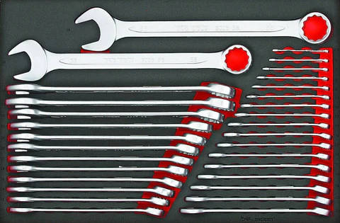 TENG TOOLS - 31PC Metric Combination Spanner Set -  TTESP31