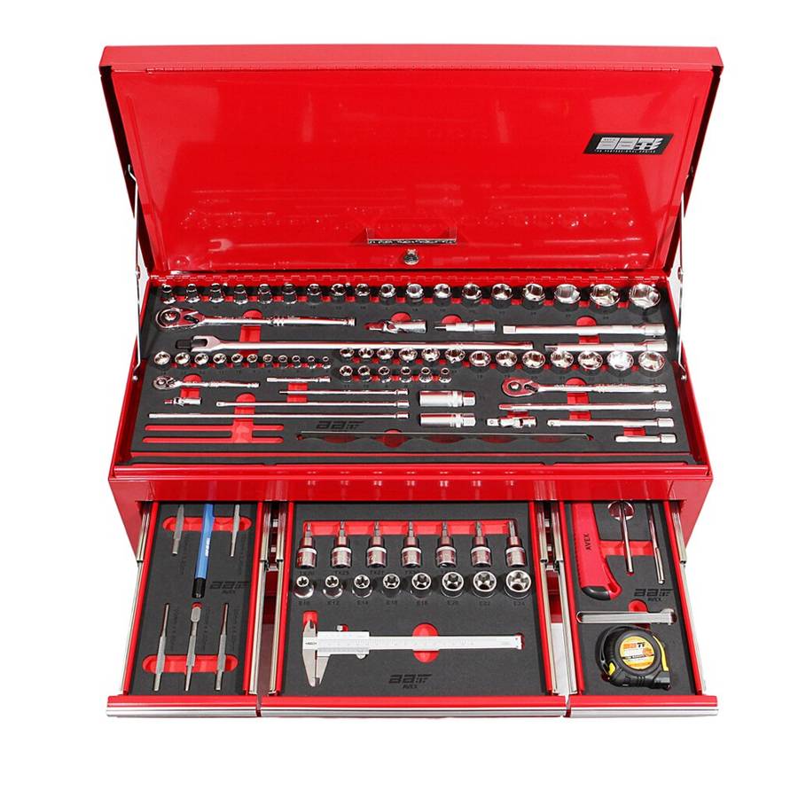 Avex Professional Tools - 182 Piece Metric 6 Drawer Top Chest Toolkit - AT-07-006