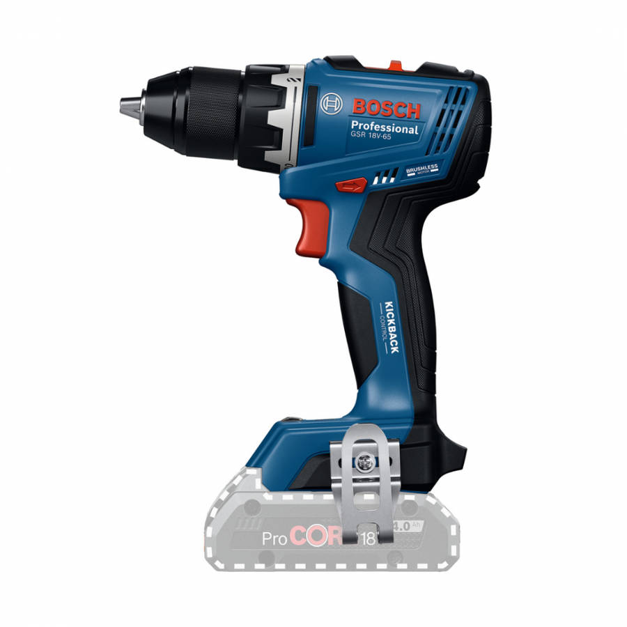 BOSCH Professional - Cordless Drill DriverGSR 18V-65 (Solo) - 06019N3002
