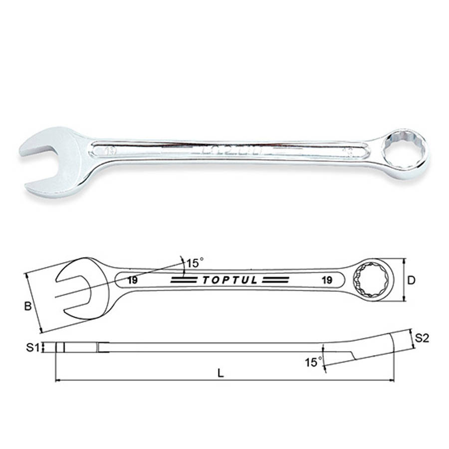 TOPTUL -  1-5/16  SAE STD.COMBWRENCH - ACAB4242