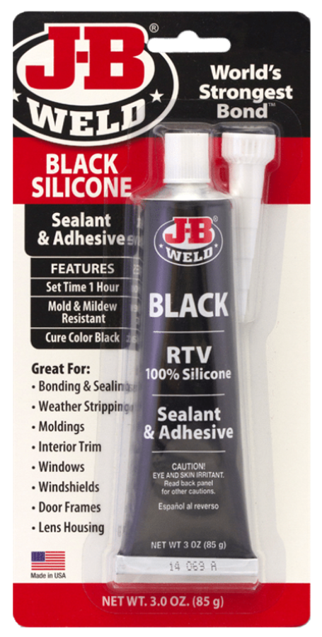 JB WELD - Black RTV Sealant & Adhesive - JBW31319