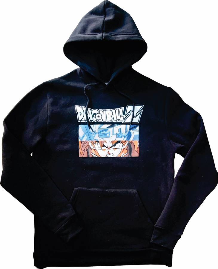 Dragon Ball Z Monochrome Hoodie Black