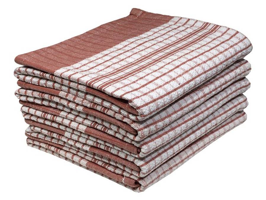 Bunty's Kitchen Towel - Design 2576  - 050x078cms - (05 Pc Pack) - Small Checks