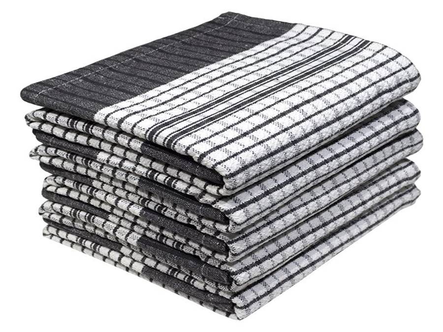 Bunty's Kitchen Towel - Design 2576  - 050x078cms - (05 Pc Pack) - Small Checks