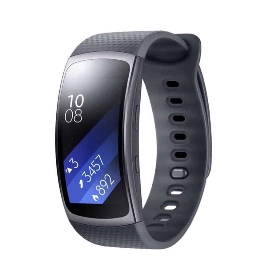 Samsung Gear Fit 2 SM-R360/Pro silicone strap - Black (S-M)