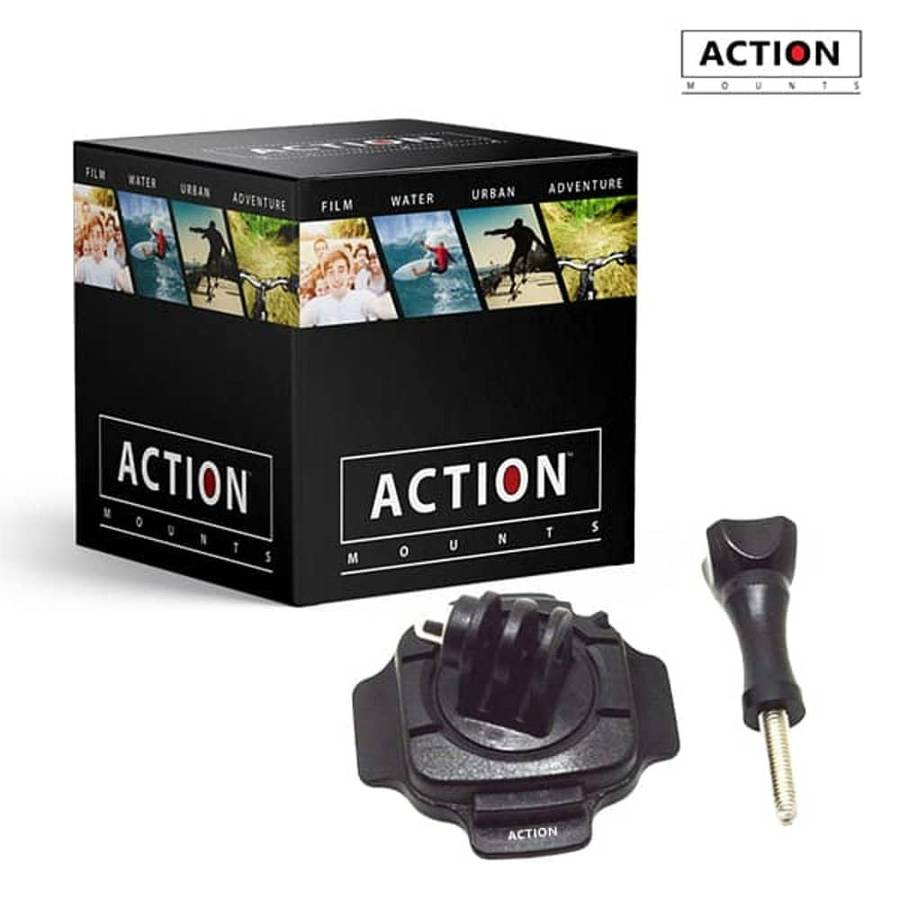 Action Mounts 360 Degree Rotation Helmet Mount for GoPro Hero 5/ Hero 4