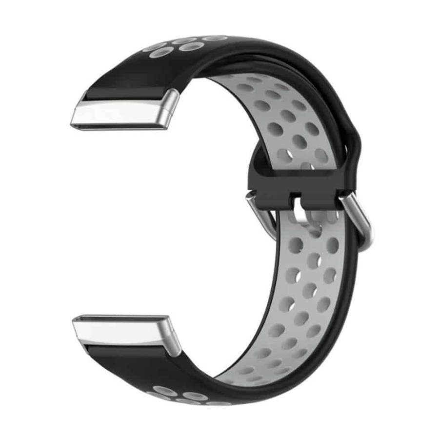 Killer Deals Silicone Band for Fitbit Versa3/Sense - White+Black